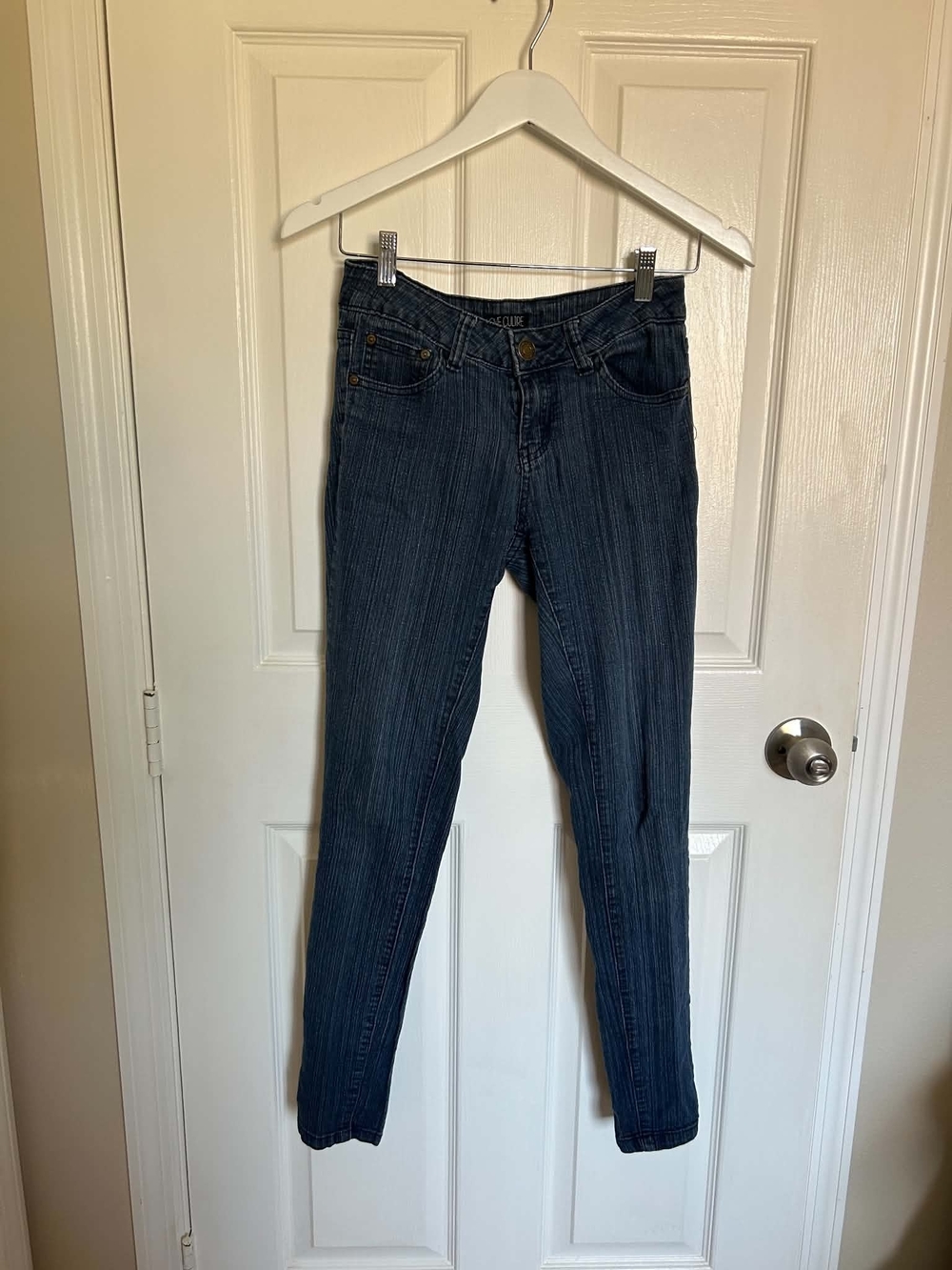 Love Culture Slim Skinny Dark Blue Jeans